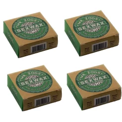 SexWax Quick Humps 3X Surf Wax Cool Water - 4 Block Pack