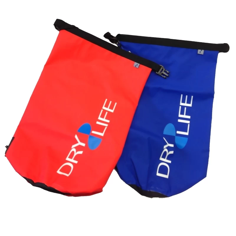 Dry Life 15 Litre Waterproof Tube Bag - Grey - Image 2