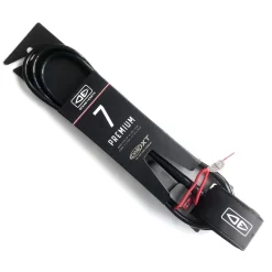 Ocean Earth One XT Surfboard Leash 7ft Black