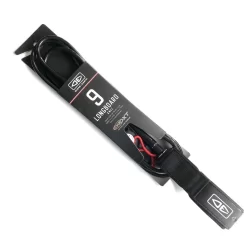 Ocean Earth One XT Longboard Surfboard Knee Leash 9ft - Black
