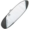 Ocean Earth Double Compact Shortboard XP Surfboard Travel Bag Silver - 6ft