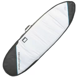 Ocean Earth Double Compact Shortboard XP Surfboard Travel Bag Silver - 6ft