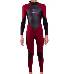 Xcel Wetsuits 3/2mm Junior Axis Wetsuit Back Zip Chilli Red - Age 8