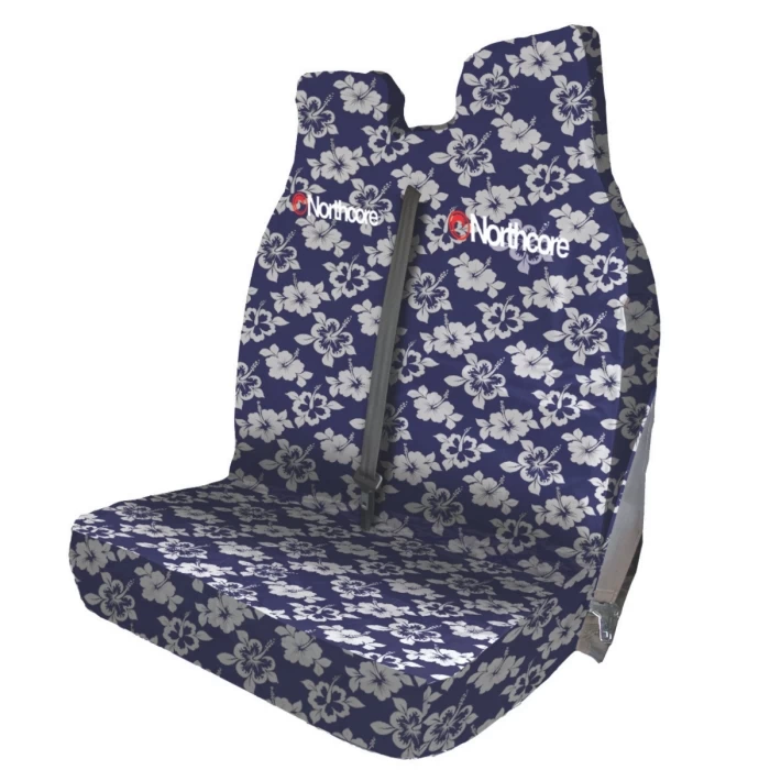 Northcore Double Van Seat Cover Hibiscus
