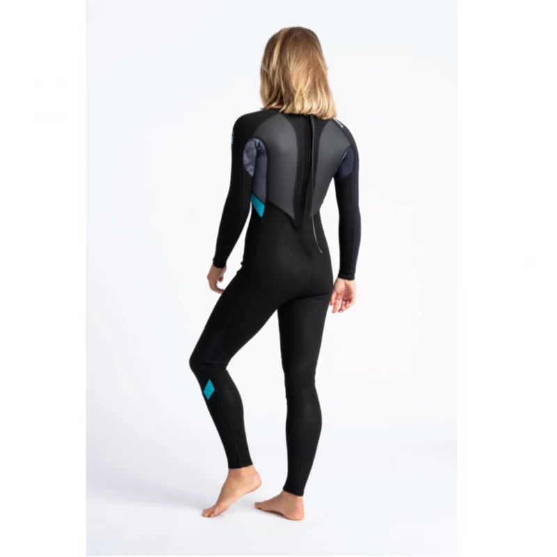 C-Skins Element 3/2mm Womens Wetsuit Black Tie Dye Cyan - UK 10 - Image 5