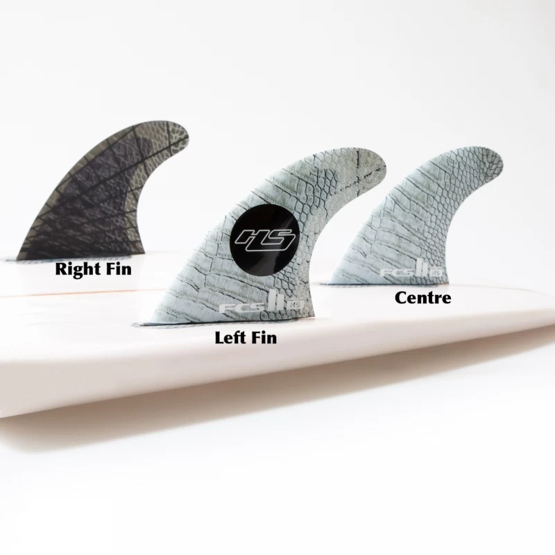 FCS II HS Replacement Surfboard Fin Medium - Medium Right - Image 2