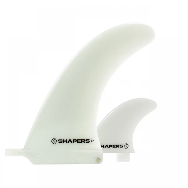 Shapers 2+1 Longboard Fin Set 8 Inch FCS Side Bites