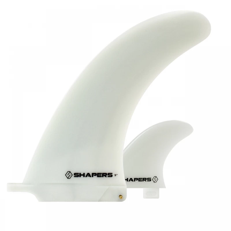 Shapers 2+1 Longboard Fin Set 9 Inch FCS Side Bites