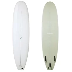 Foamie 7ft Magic Carpet Soft Surfboard White Olive