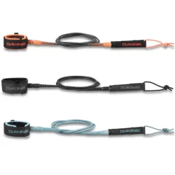 Dakine Comp Plus 6ft Surfboard Leash - Black