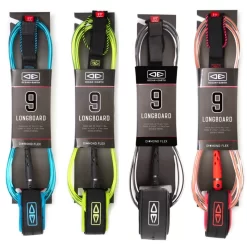 Ocean And Earth Regular Surfboard Leash 9ft Ankle - Lime