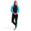 C-Skins Surflite 3/2mm Womens Wetsuit Back Zip Raven Cyan - UK 8